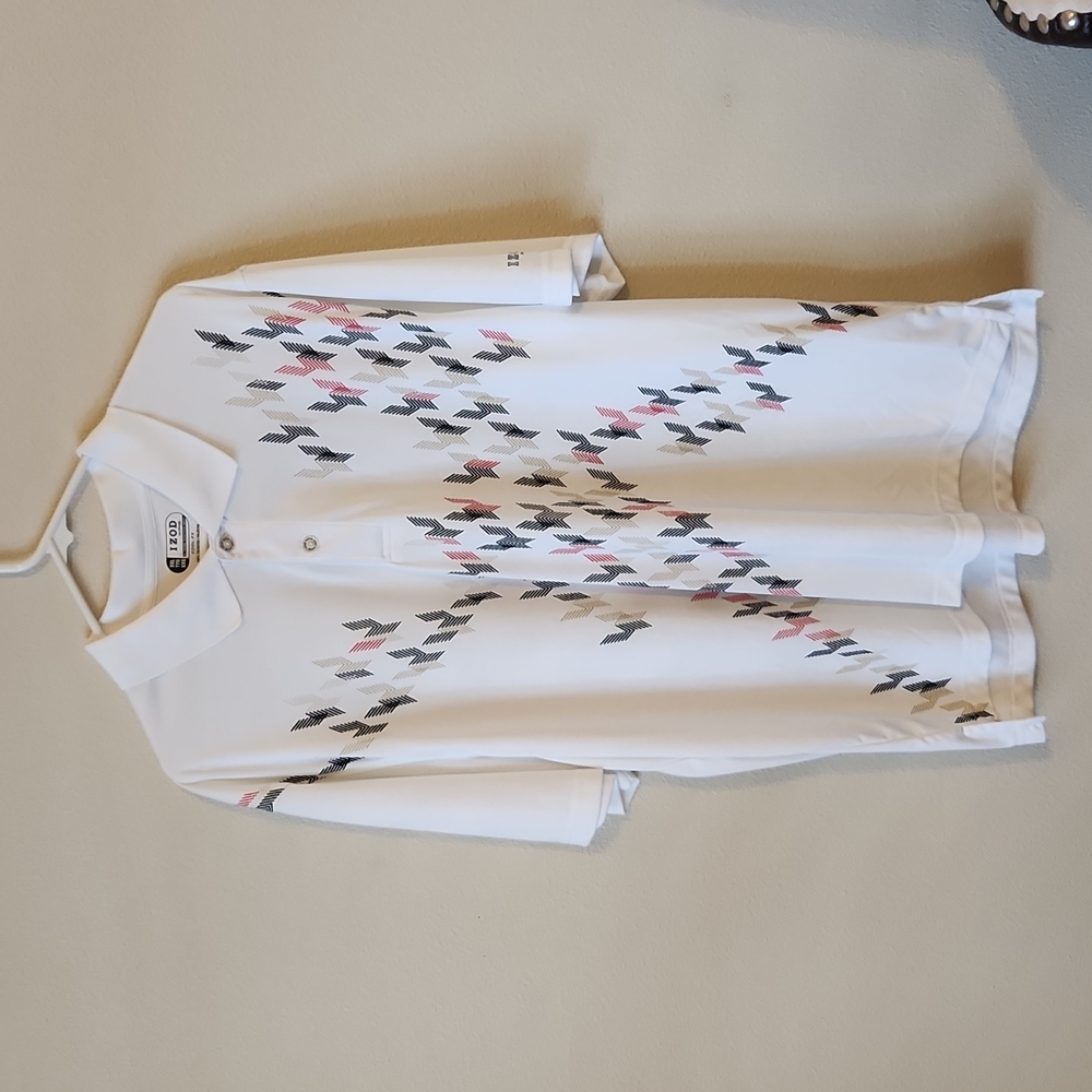 MENS IZOD GOLF SHIRT XXL White
